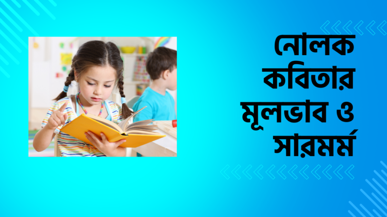 নোলক কবিতার মূলভাব ও সারমর্ম