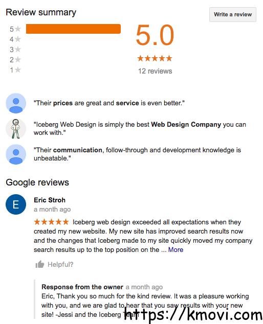 Review for Web Development Company