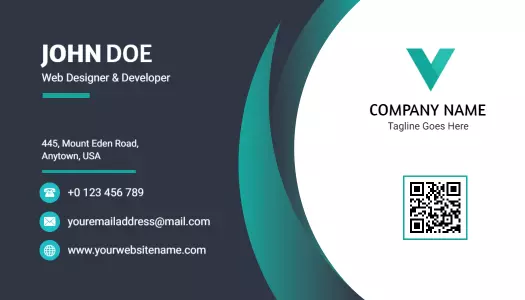 Web Development Company Visiting Card